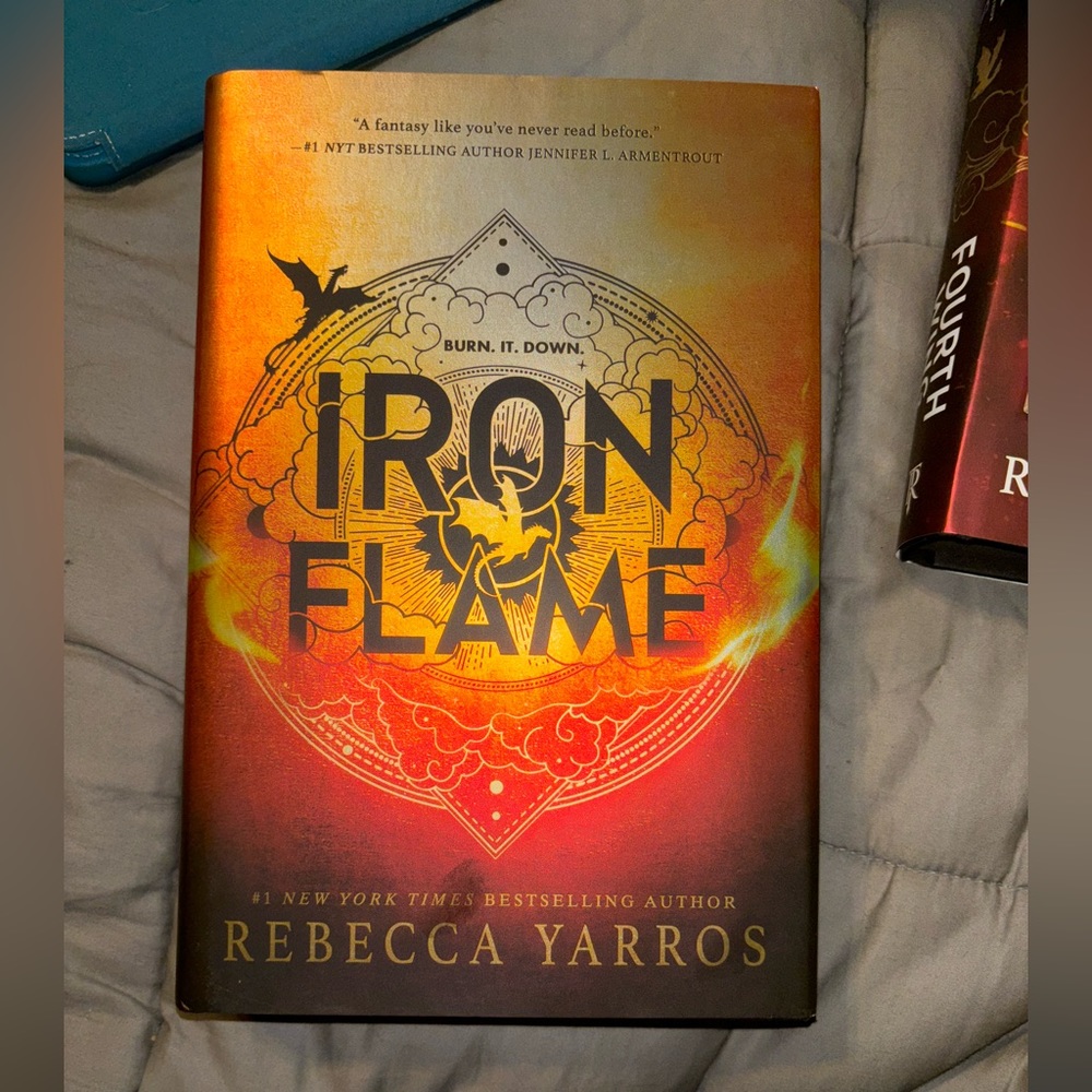Iron Flame by Rebecca Yarros Sprayed Edges First Edition